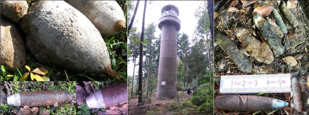 Panzerturm, 2cm Granaten